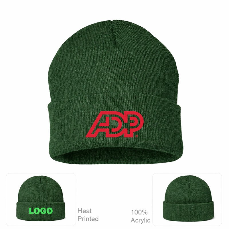 ADP Beanie Hat - Forest Green