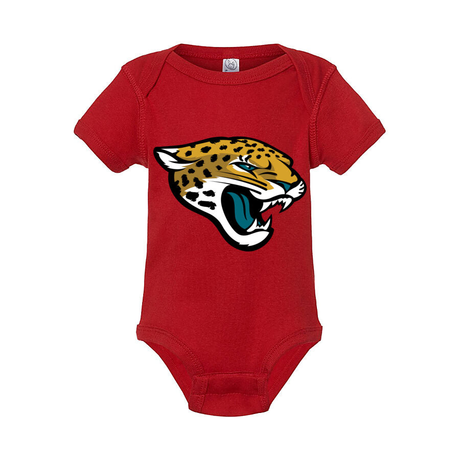 Jacksonville Jaguars Baby Romper Onesie - Red