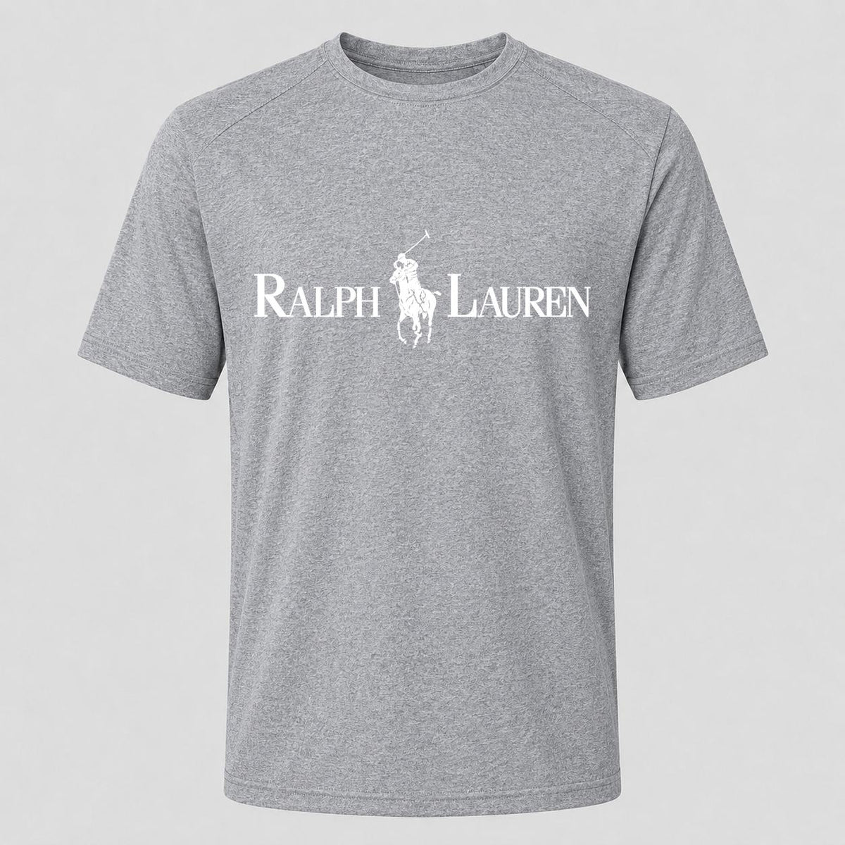Men's Polo Ralph Lauren White Performance T-Shirt - Gray