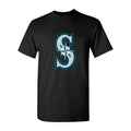 Men's Seattle Mariners Cotton T-Shirt - Black