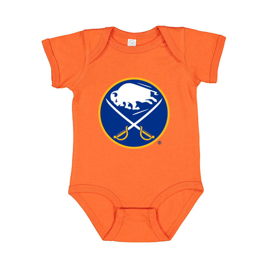 Buffalo Sabres Baby Romper Onesie - Orange