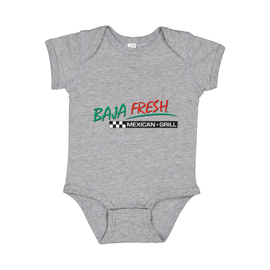 Baja Fresh Baby Romper Onesie - Gray