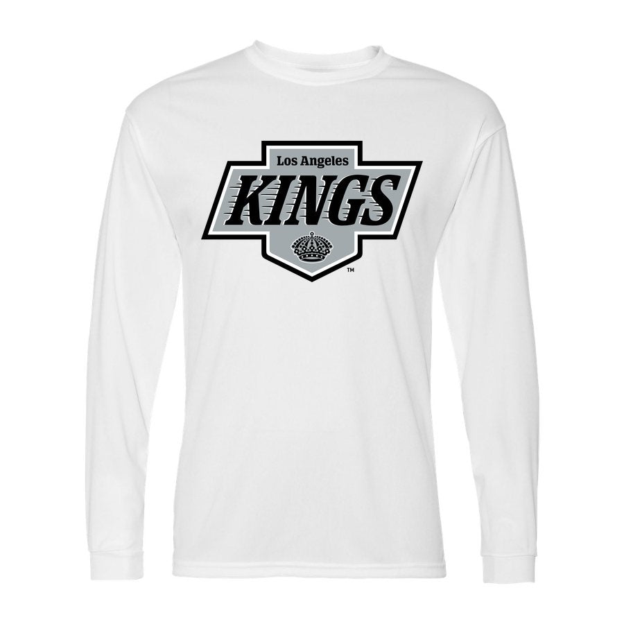Men's Los Angeles Kings Polyester Long Sleeve T-Shirt - White