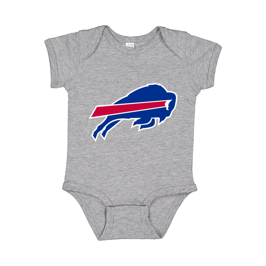 Buffalo Bills Baby Romper Onesie - Gray