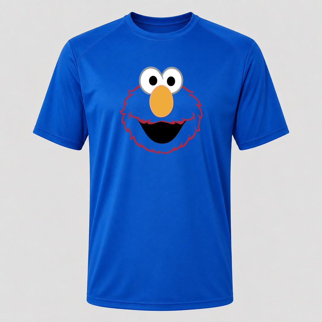 Men's Elmo Face Performance T-Shirt - Royal Blue