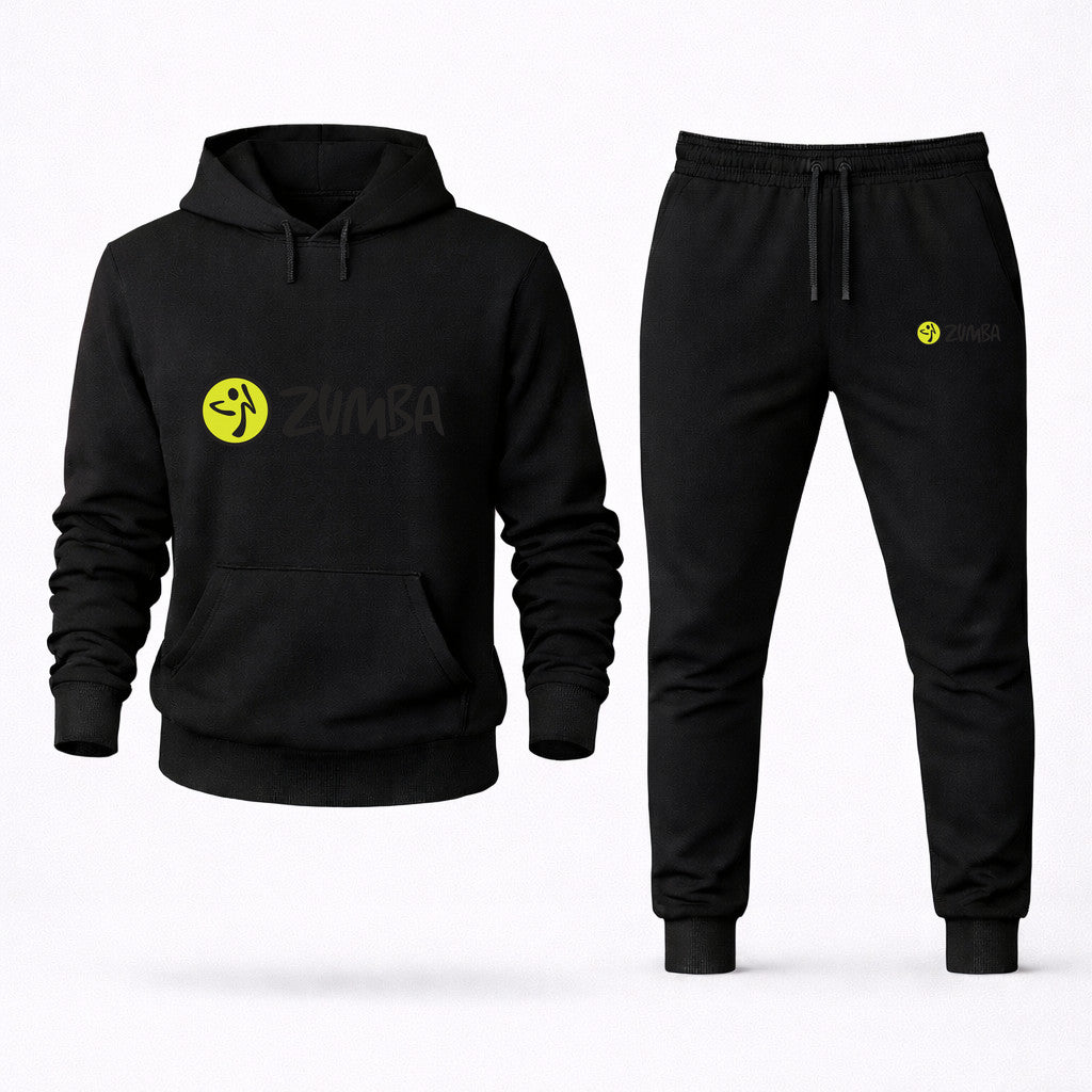 Zumba Fitness Hoodie and Joggers Set - Black
