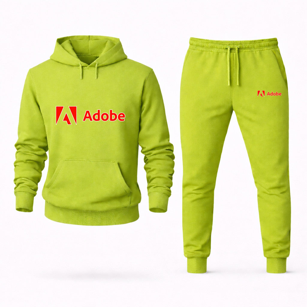 Adobe Hoodie and Joggers Set - Lime Green