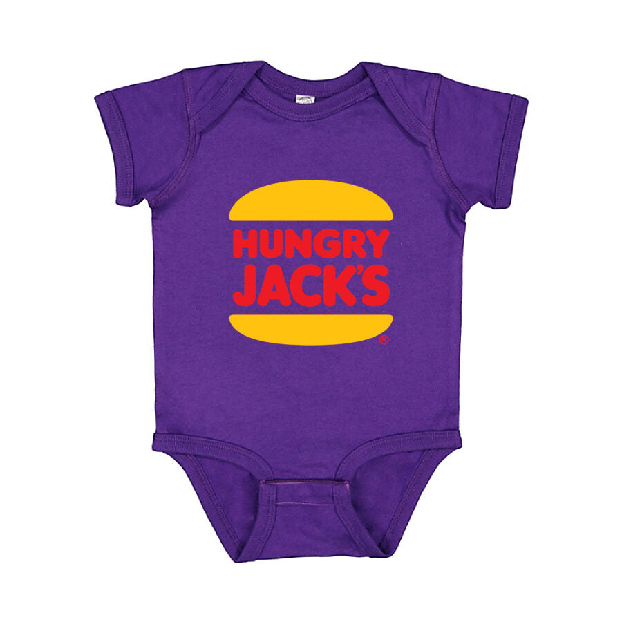 Hungry Jack's Baby Romper Onesie - Purple