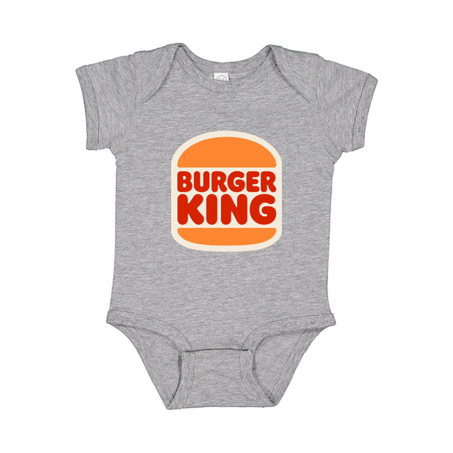 Burger King Baby Romper Onesie - Gray