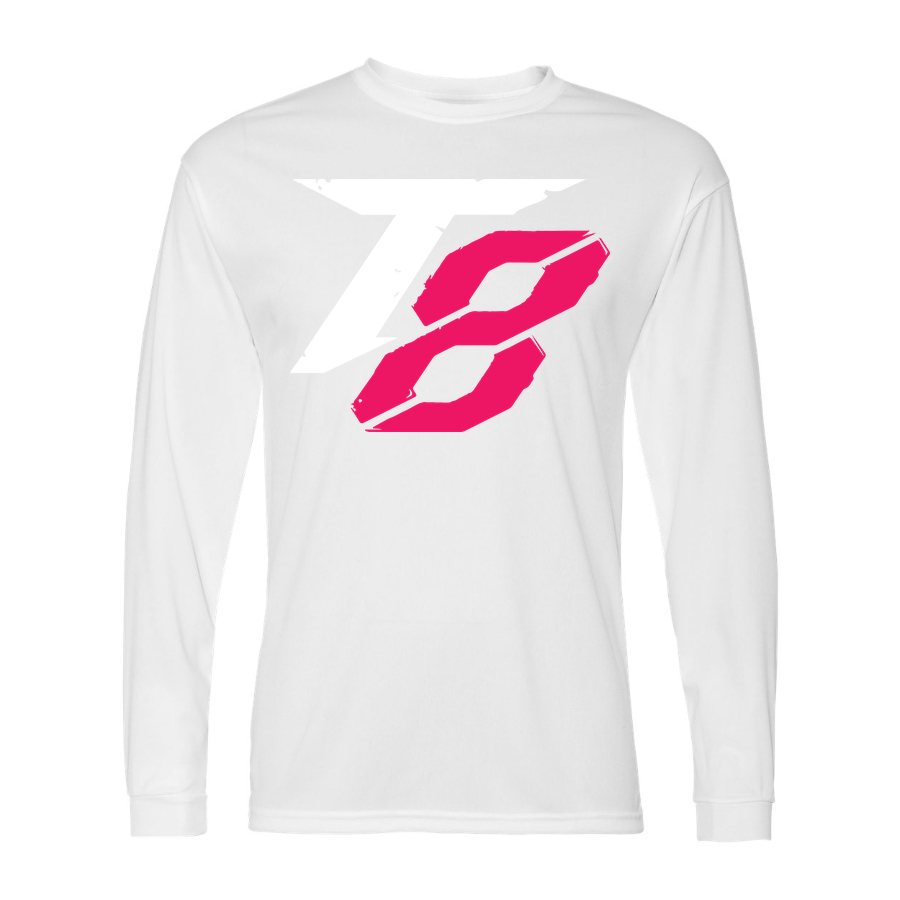 Men's Tekken 8 White Polyester Long Sleeve T-Shirt - White