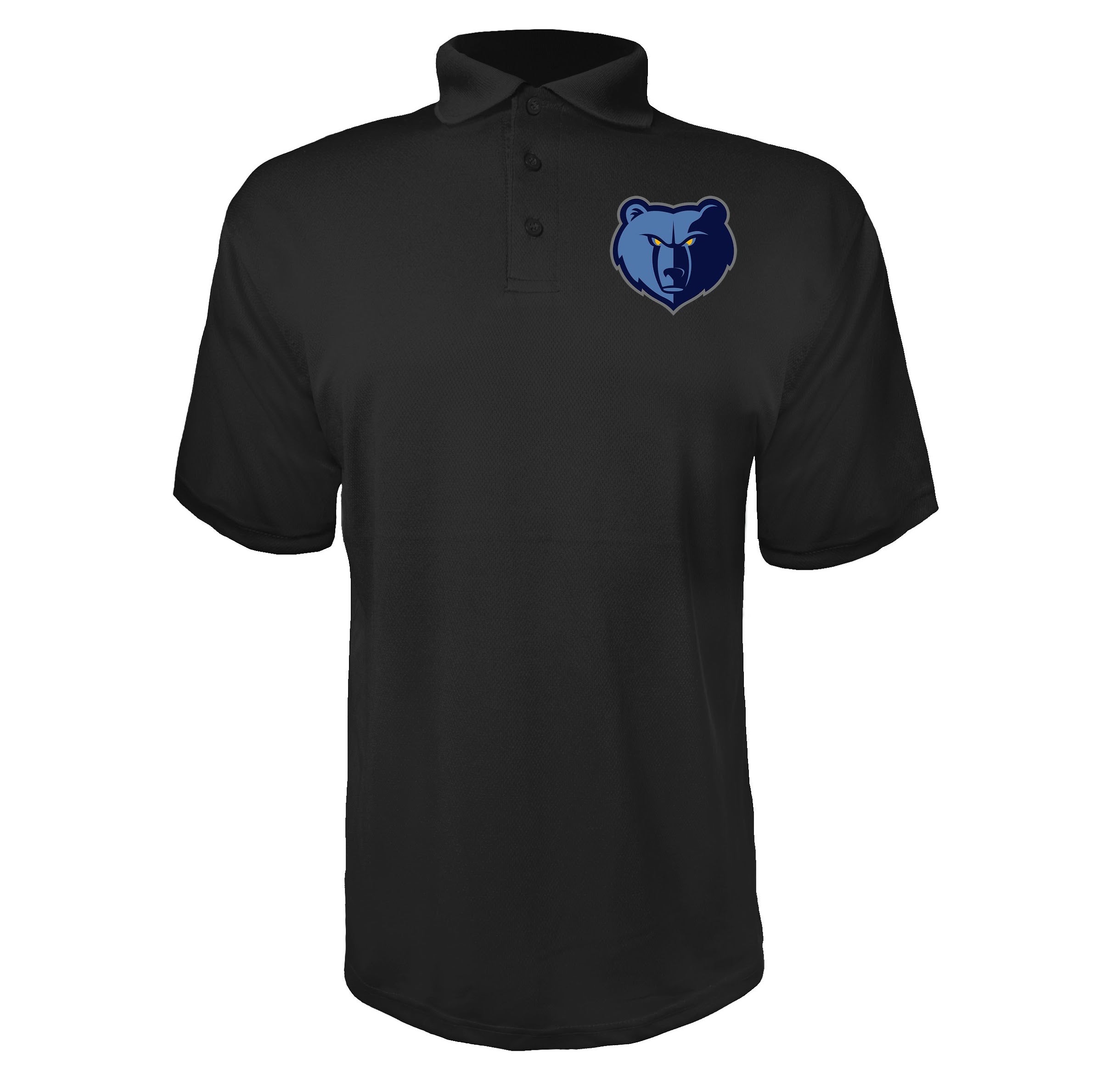 Memphis Grizzlies Black polyester polo