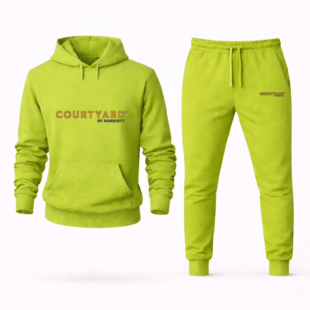 Courtyard Hoodie and Joggers Set - Lime Green