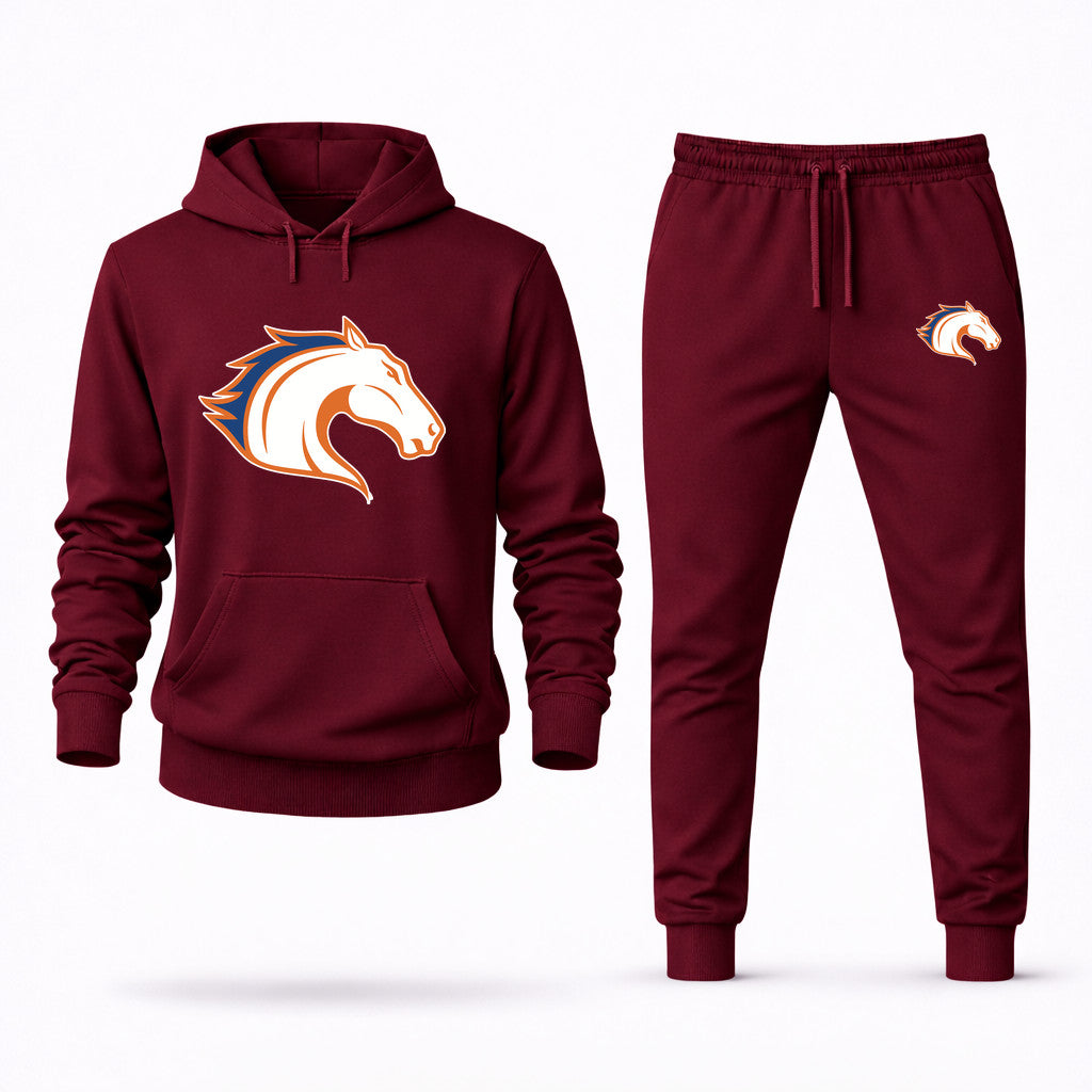 UT Arlington Mavericks Hoodie and Joggers Set - Burgundy