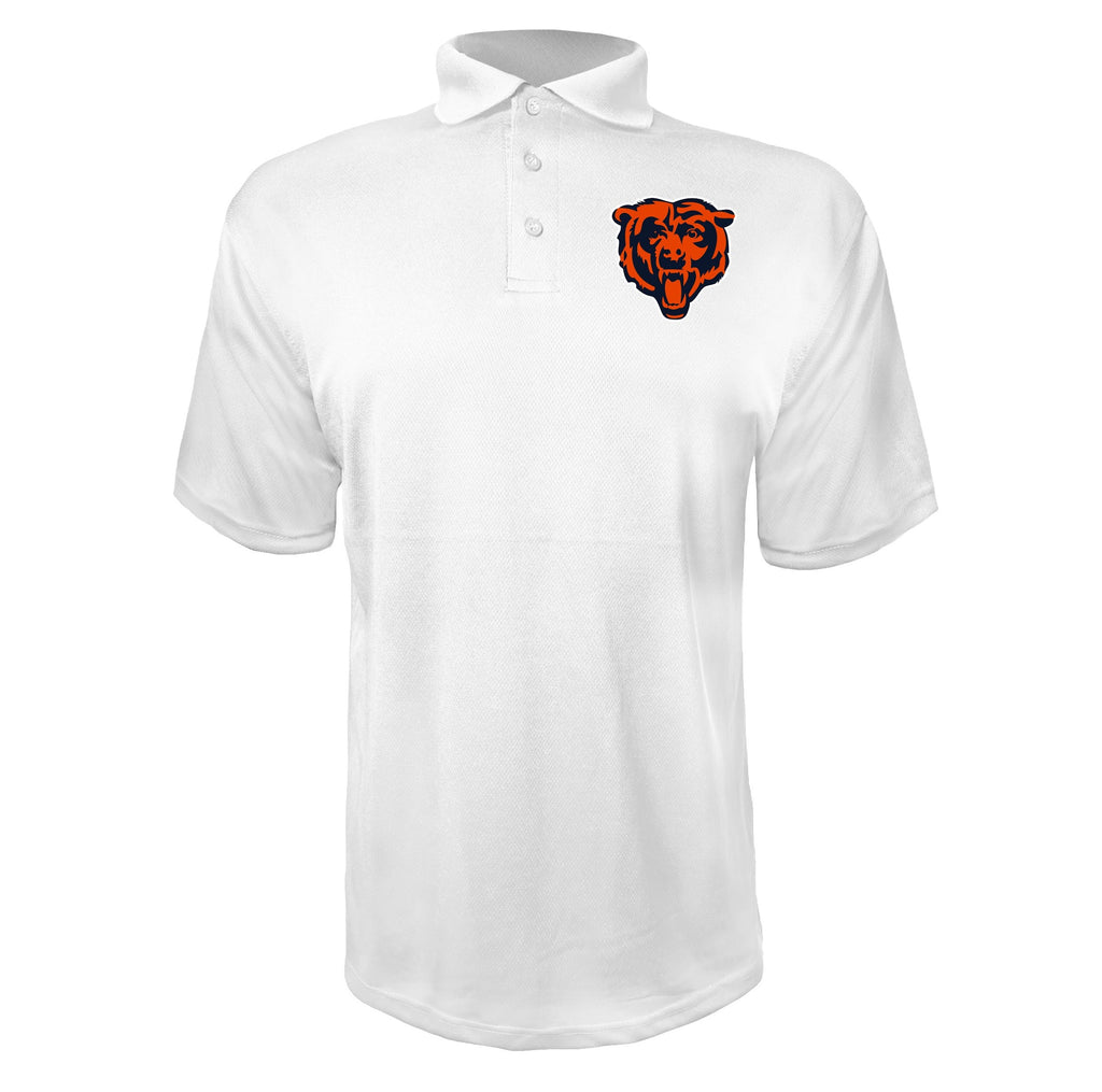 Chicago Bears White polyester polo