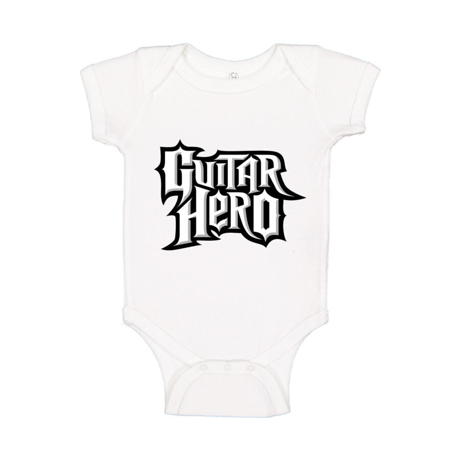 Guitar Hero Baby Romper Onesie - White