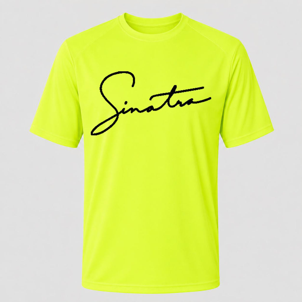 Men's Frank Sinatra Performance T-Shirt - Safety Green