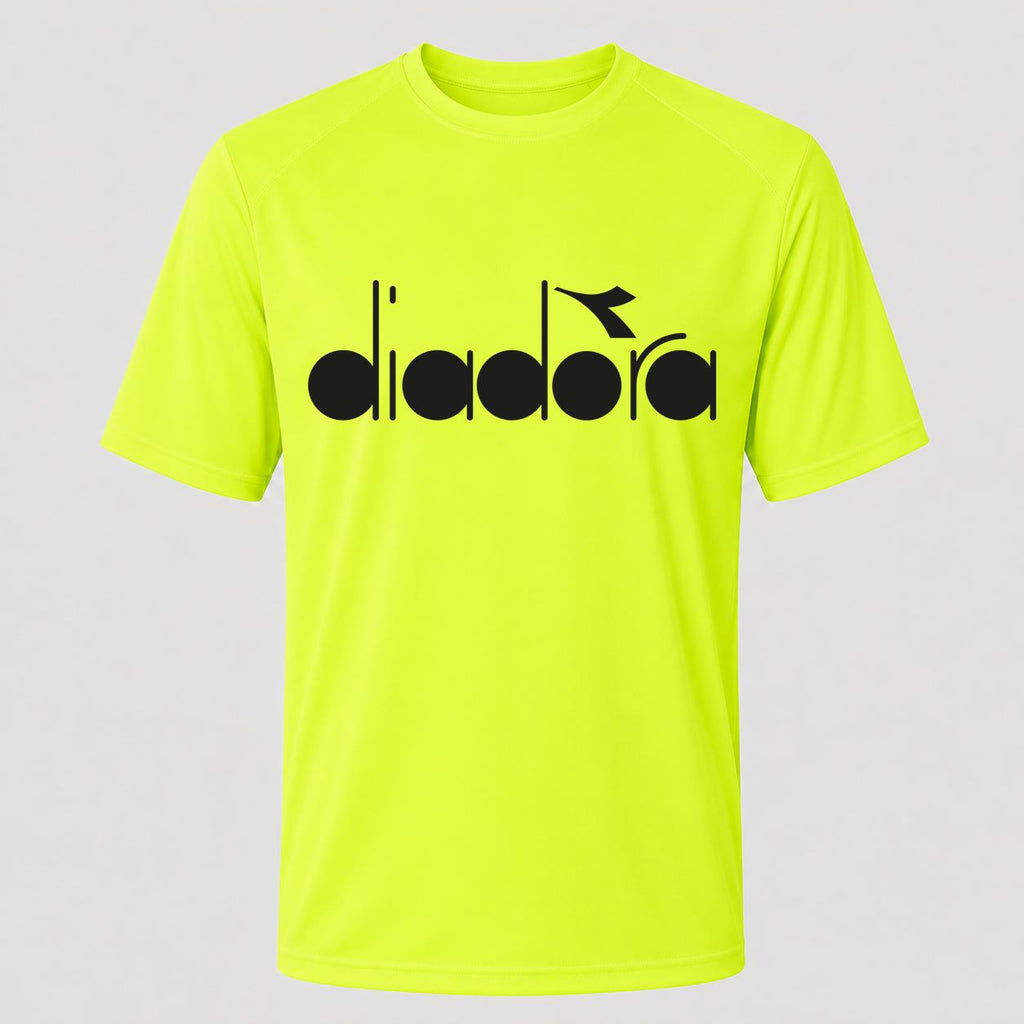 Men's Diadora Performance T-Shirt - Safety Green
