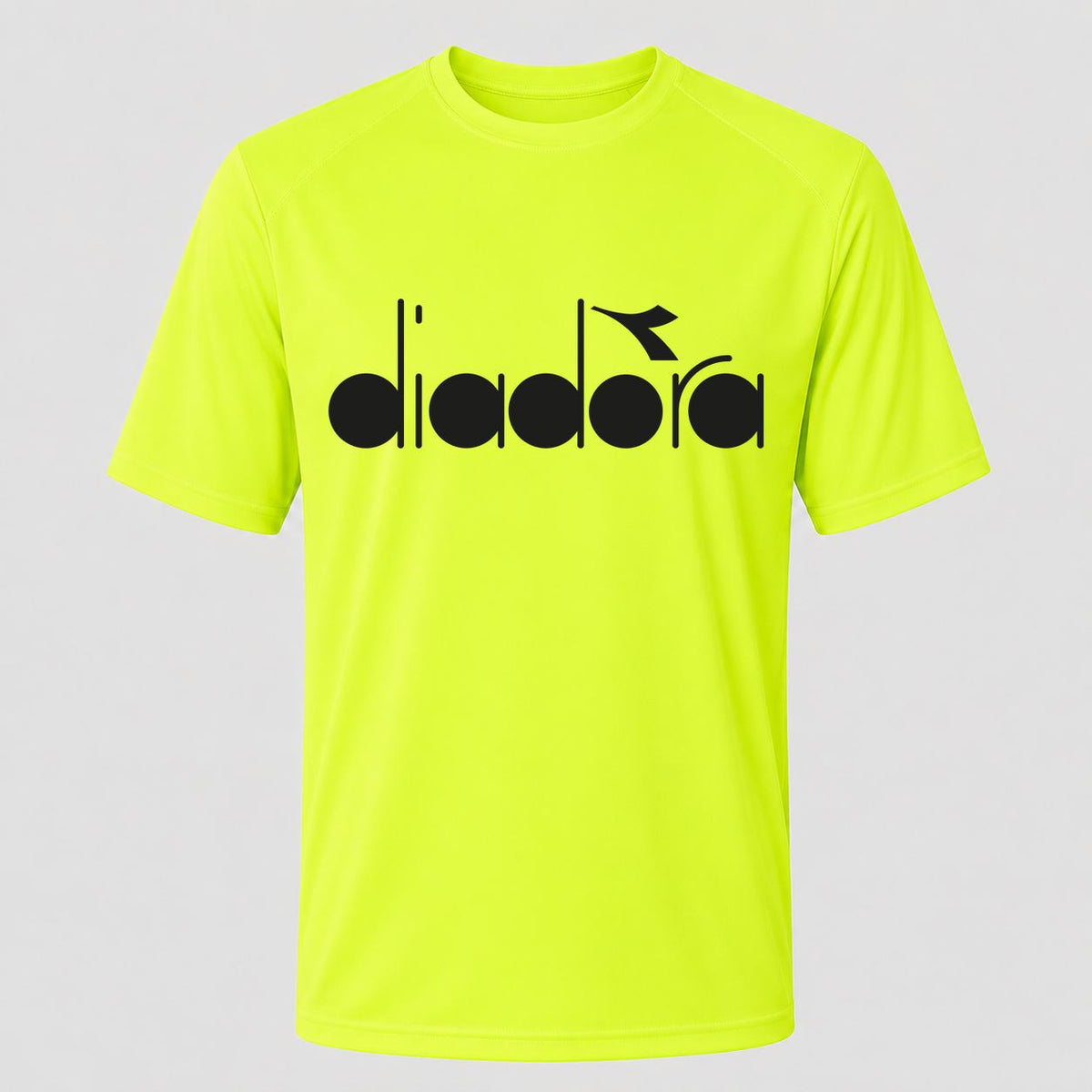 Men's Diadora Performance T-Shirt - Safety Green