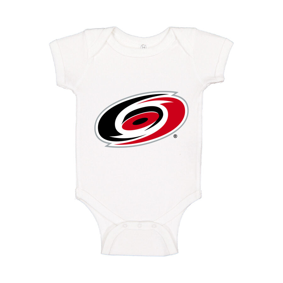 Carolina Hurricanes Baby Romper Onesie - White