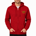 Men's Washington Commanders Zipper Hoodie - Red