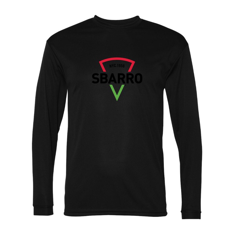 Men's Sbarro Polyester Long Sleeve T-Shirt - Black