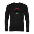 Men's Sbarro Polyester Long Sleeve T-Shirt - Black