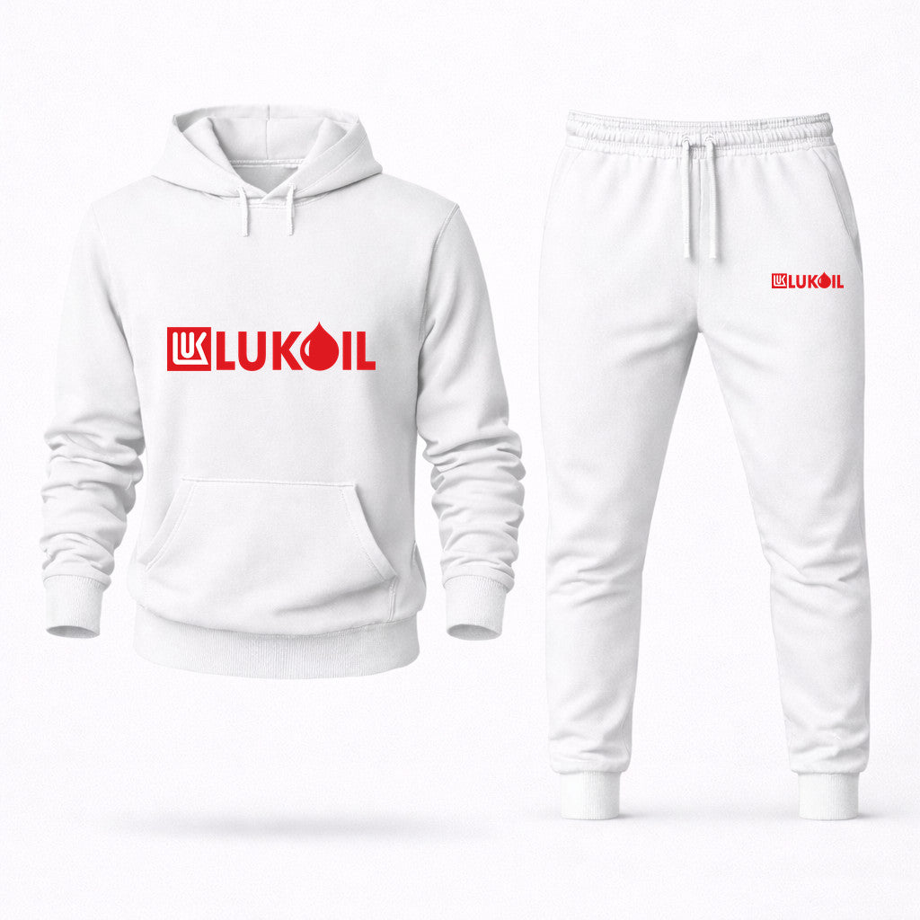 LUKOIL Hoodie and Joggers Set - White