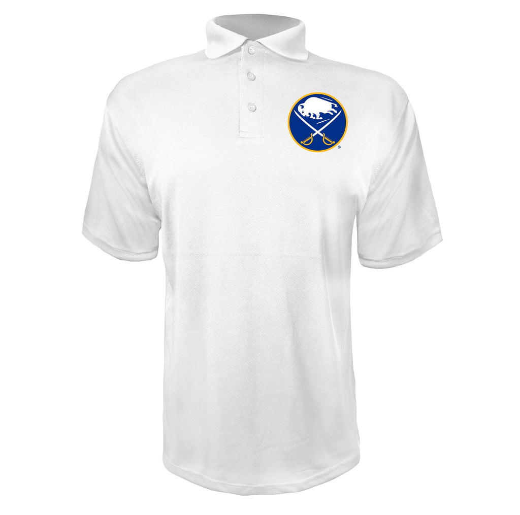 Buffalo Sabres White polyester polo