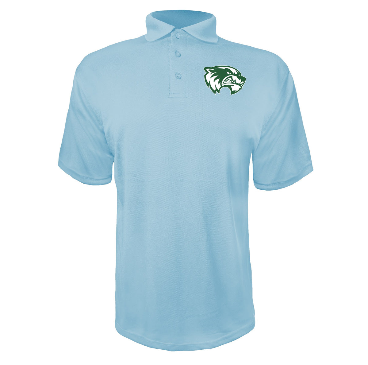 Utah Valley Wolverines Sky Blue polyester polo