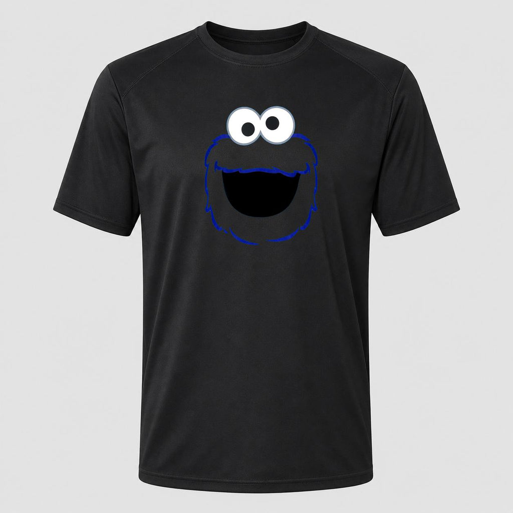 Men's Cookie Monster Performance T-Shirt - Black