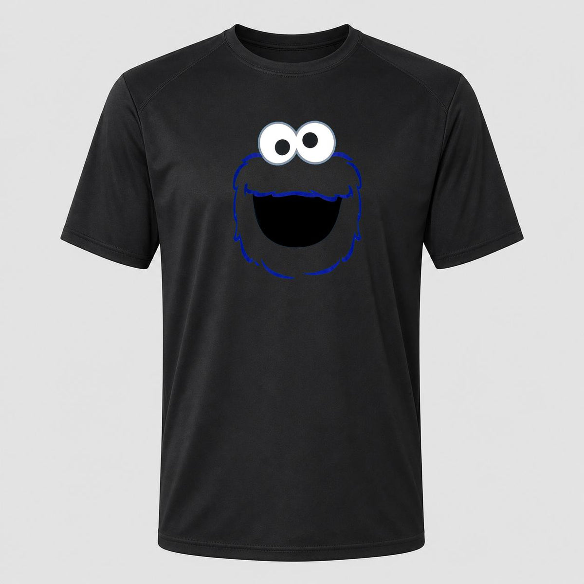 Men's Cookie Monster Performance T-Shirt - Black