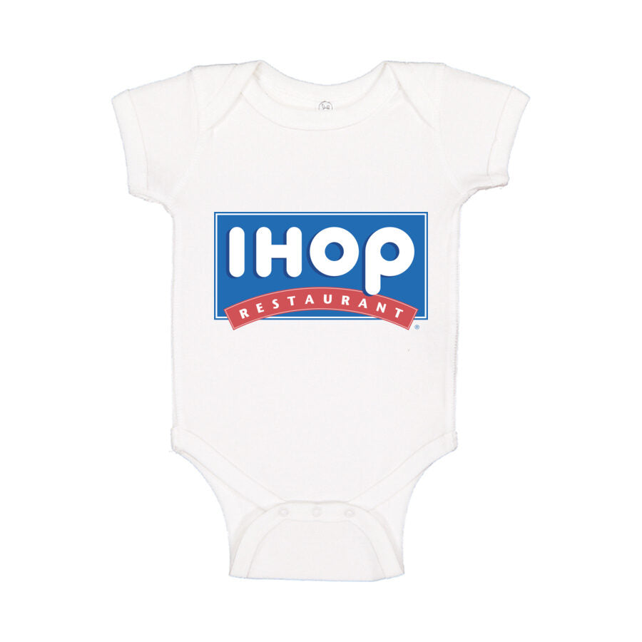 IHOP Baby Romper Onesie - White
