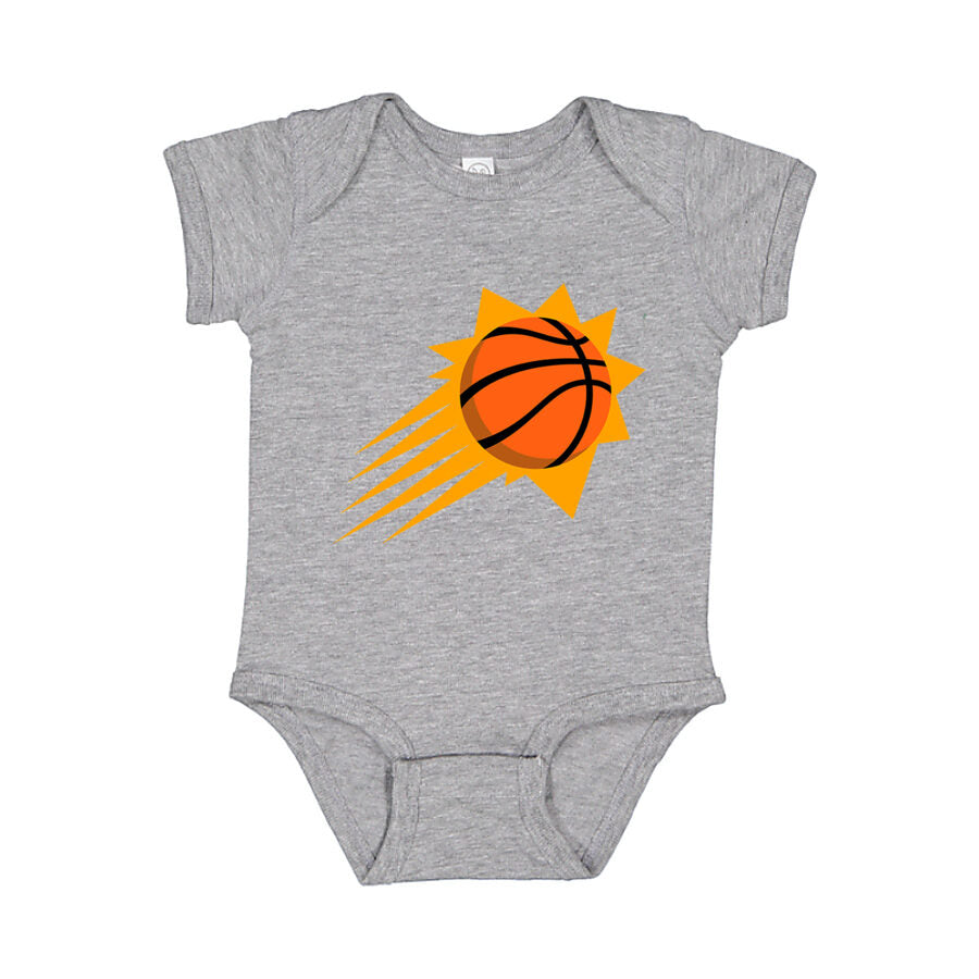 Phoenix Suns Baby Romper Onesie - Gray