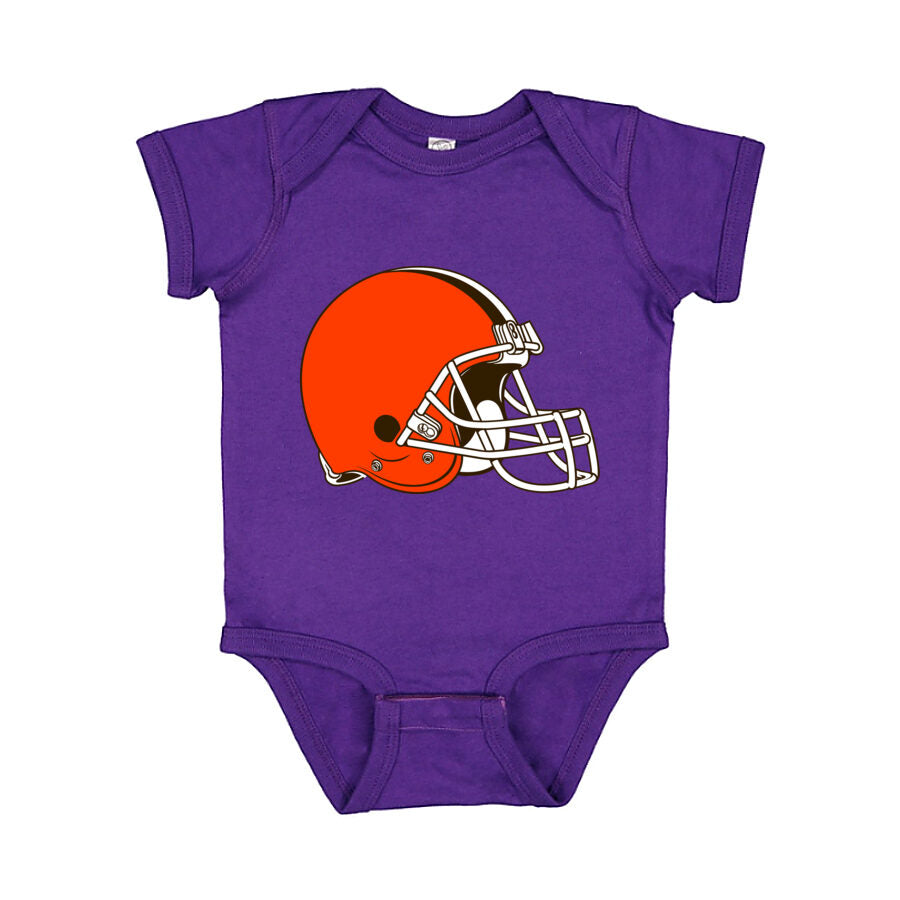 Cleveland Browns Baby Romper Onesie - Purple