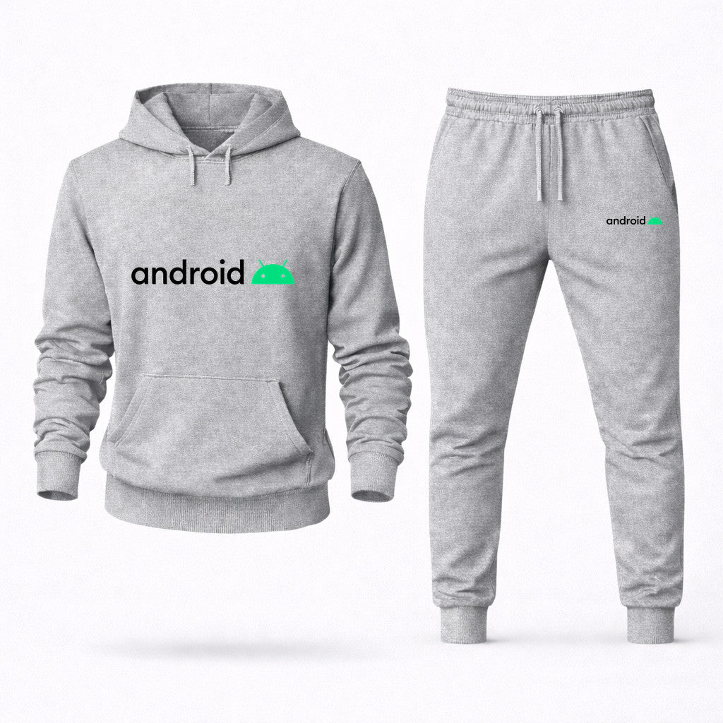 Android Hoodie and Joggers Set - Grey