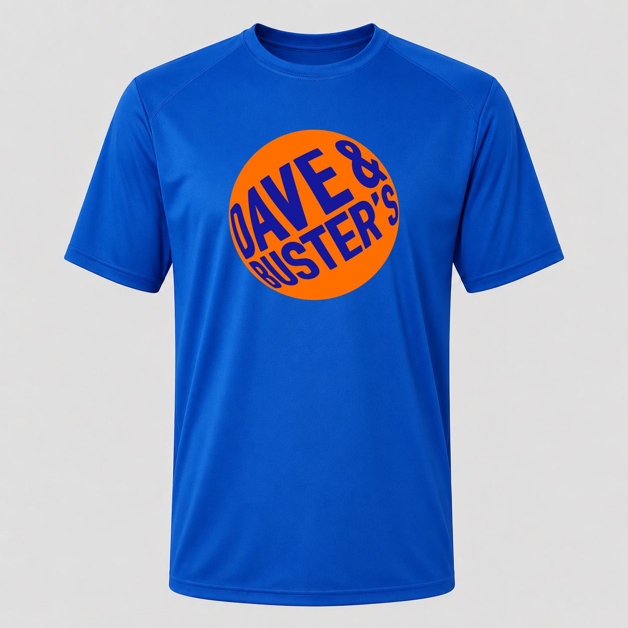 Men's Dave & Buster's Performance T-Shirt - Royal Blue
