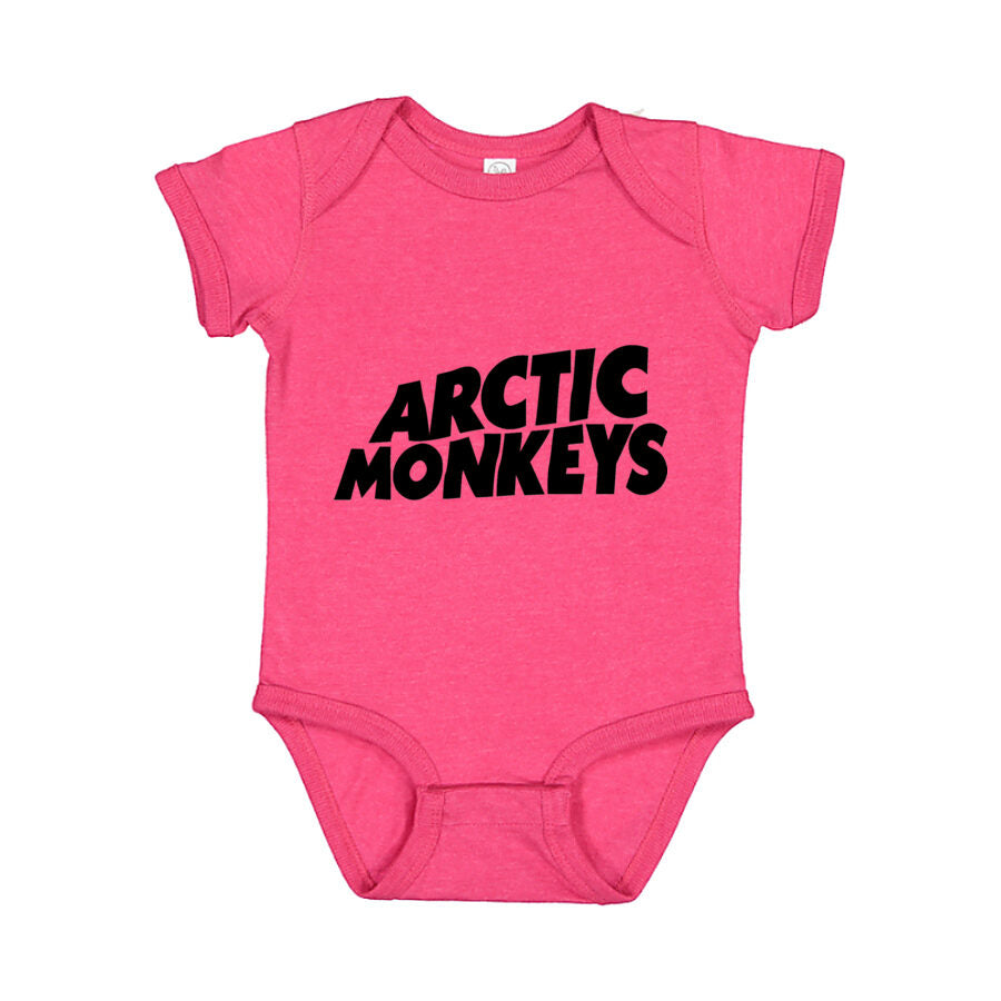 Arctic Monkeys Baby Romper Onesie - Pink