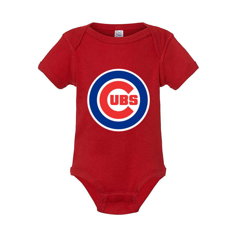 Chicago Cubs Baby Romper Onesie - Red