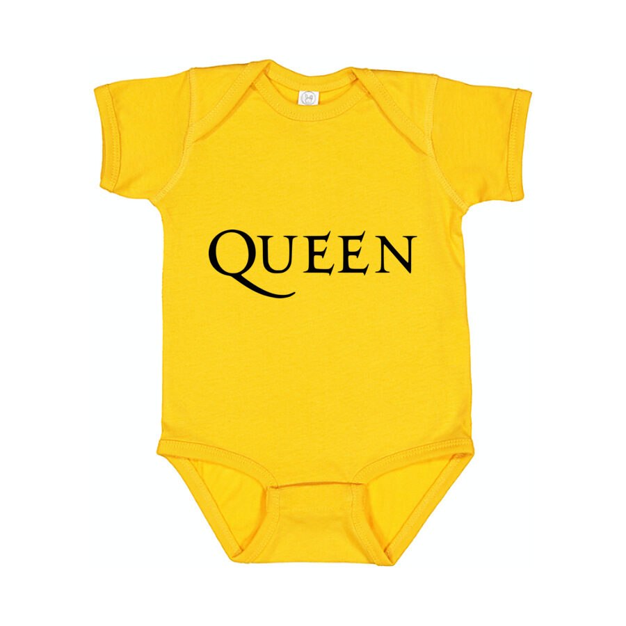 Queen Baby Romper Onesie - Yellow