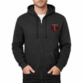 Men's texas am university Zipper Hoodie - Black