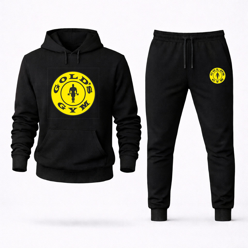 Gold's Gym Hoodie and Joggers Set - Black
