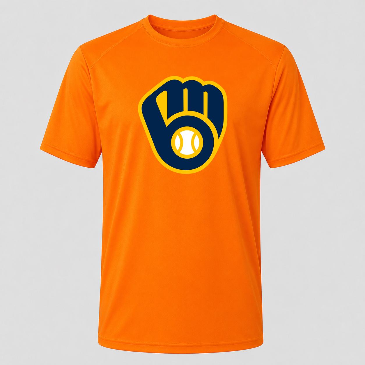 Men's Milwaukee Brewers Performance T-Shirt - Orange