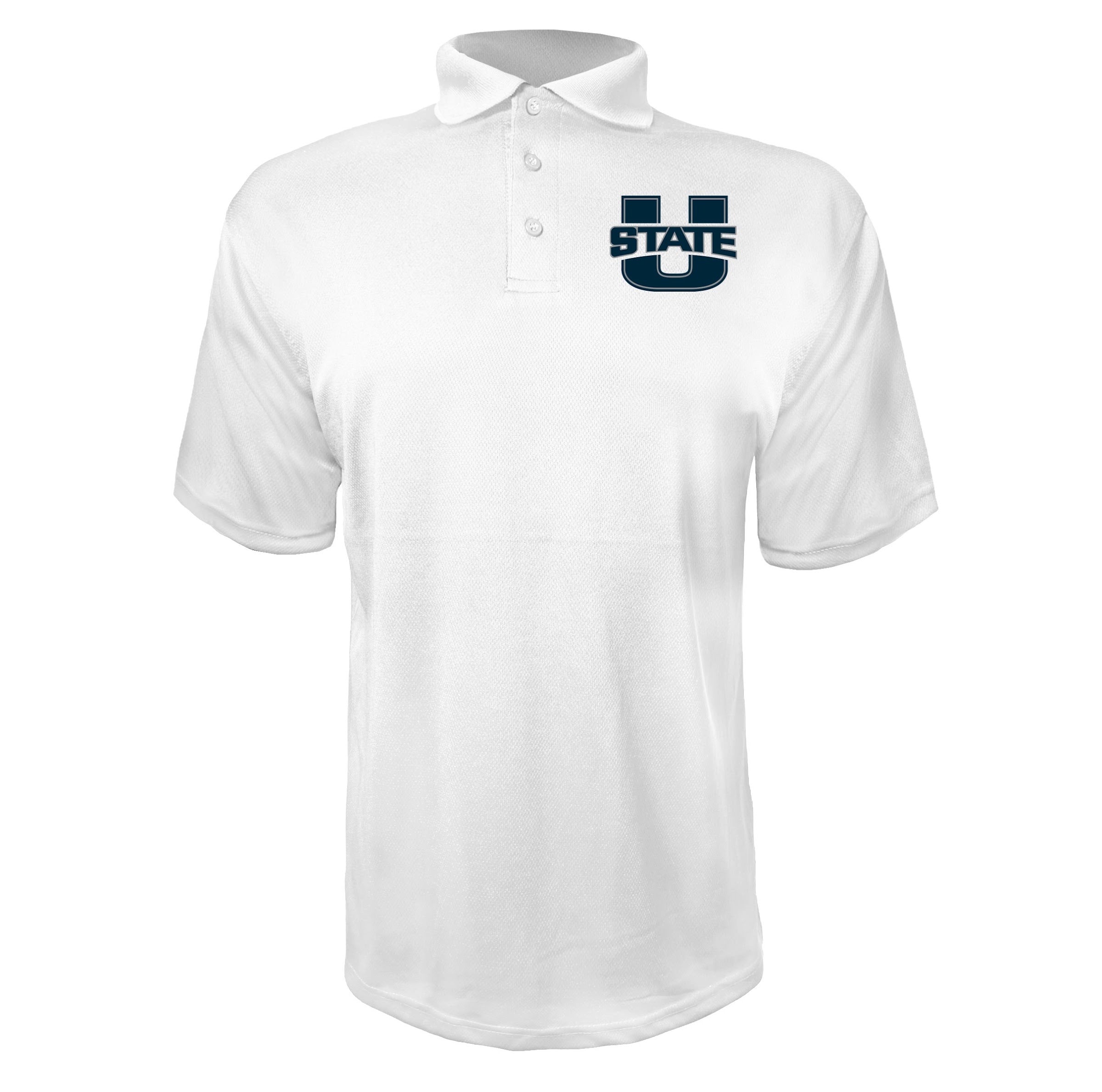 Utah State Aggies White polyester polo