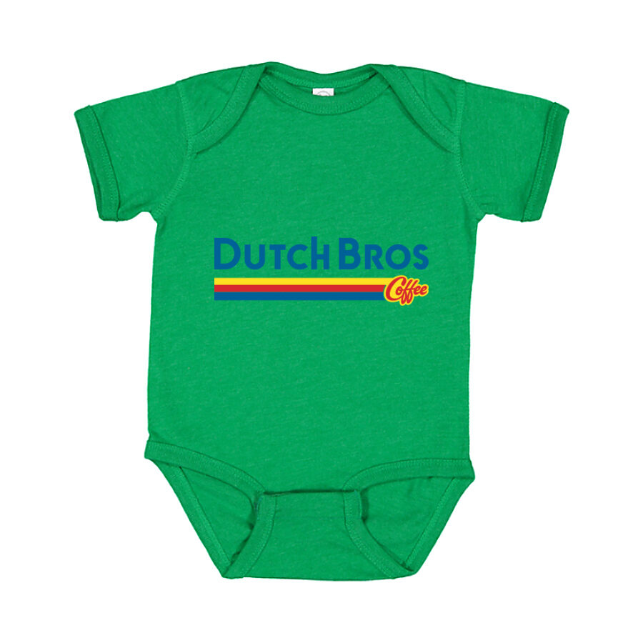 Dutch Bros Coffee Baby Romper Onesie - Green