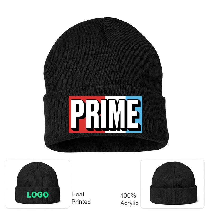 Prime Drink Black Beanie Hat