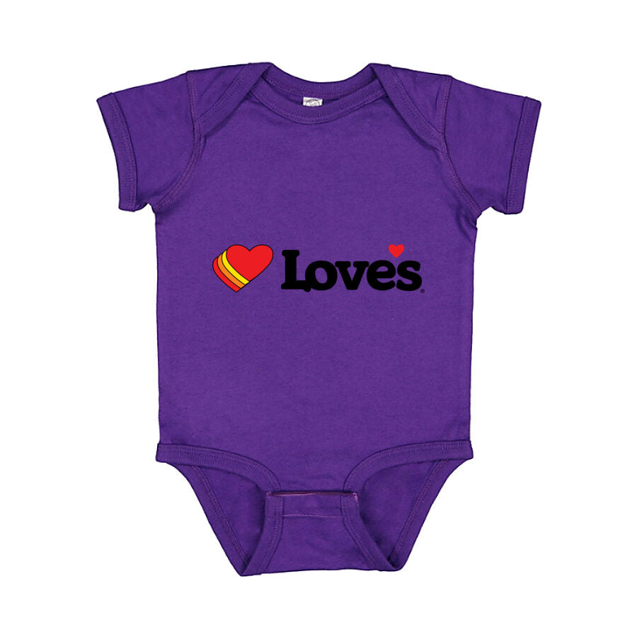 Love's Travel Stops Baby Romper Onesie - Purple