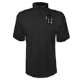 Colorado Rockies Black polyester polo