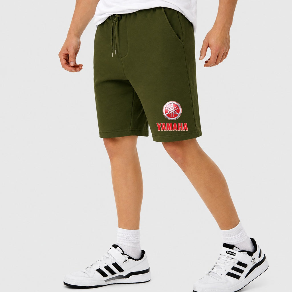 Men's Yamaha Cotton Shorts - Army Green