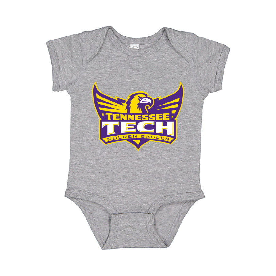 Tennessee Tech Golden Eagles Baby Romper Onesie - Gray
