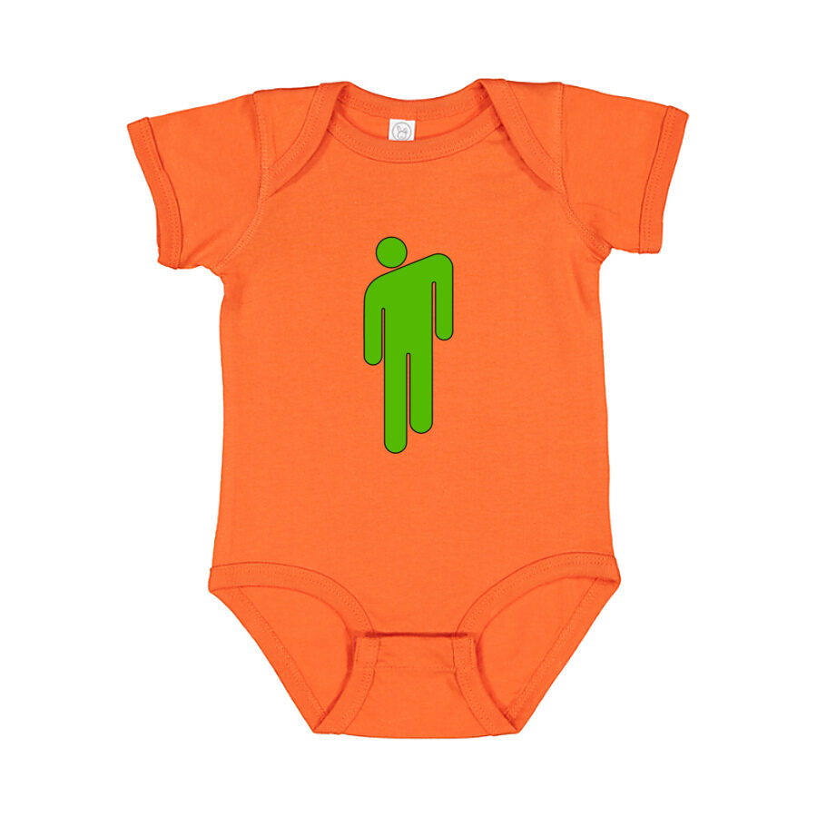 Billie Eilish Baby Romper Onesie - Orange